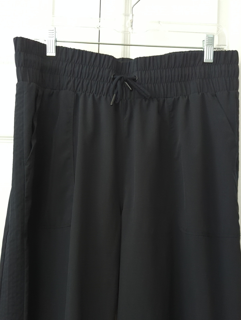 NWT! ~MONDETTA~ FABULOUS BLACK WIDE LEG PANTS-L - Picture 2 of 13